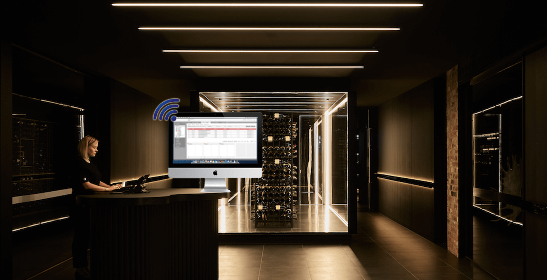 Online hotel doorbell system room status dashboard